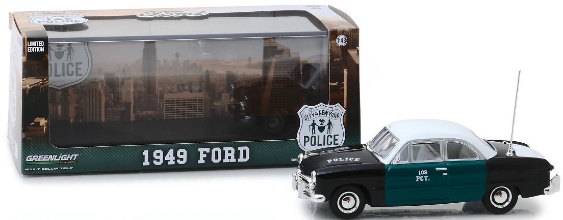 New York Police 2014 Ford Interceptor Diecast Car 1:43 Greenlight 5 inch NYPD